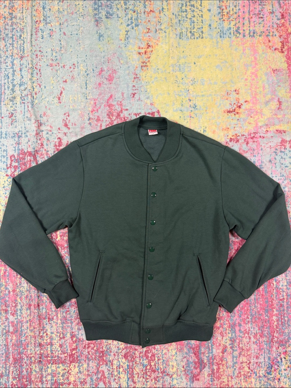American Apparel Dark Green Bomber Jacket